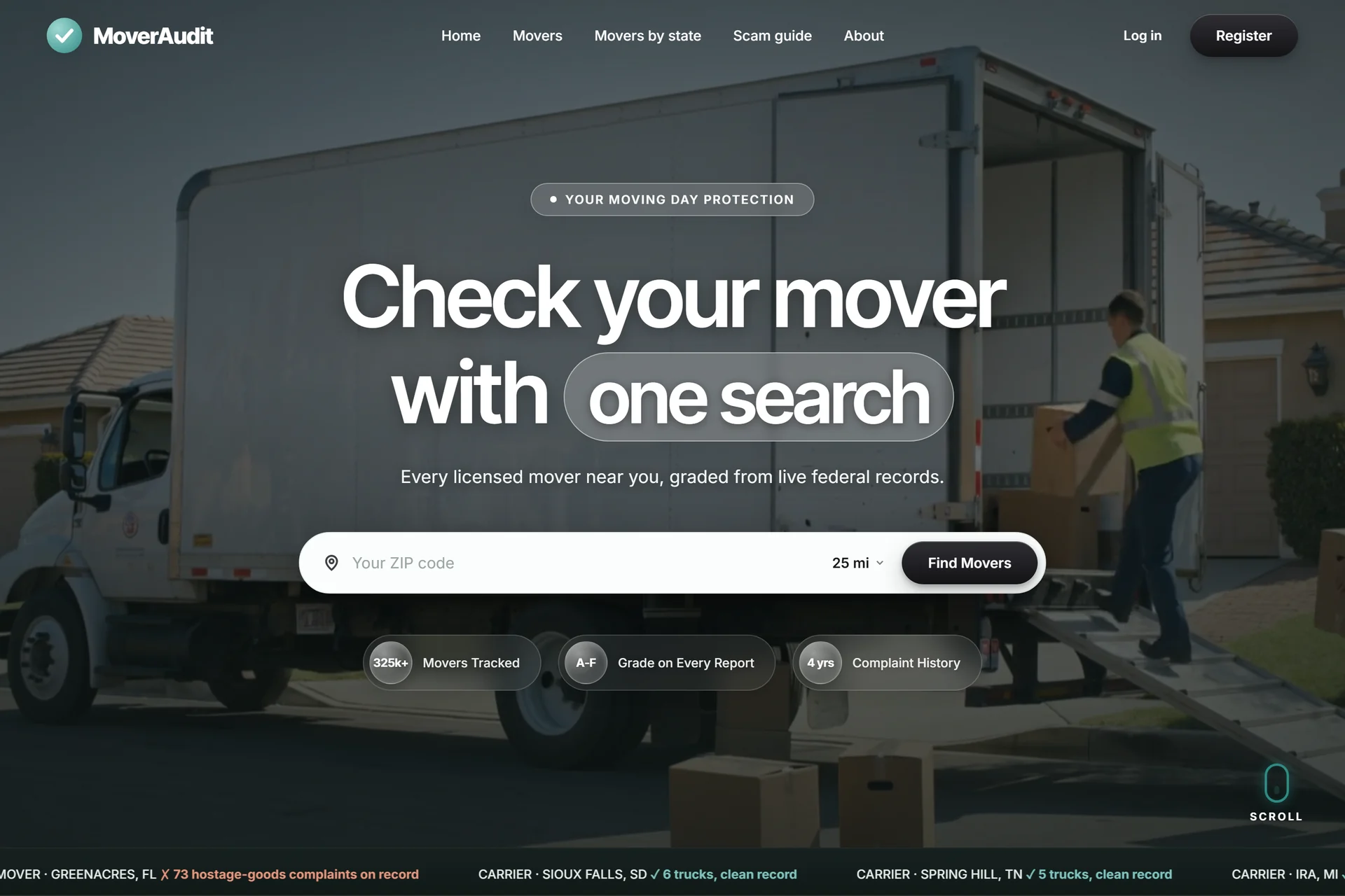 MoverAudit website